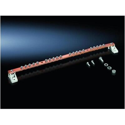 Rittal TS IT earth rail 450mm w/ connectors, Armoire serveur : accessoires, Cuivre Rittal TS IT earth rail 450mm w/ connectors, Armoire serveur : accessoires, Cuivre