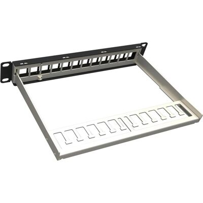 Solarix 10" Patch pan. 12port neosazený 1U, Serveur : accessoires, Noir Solarix 10" Patch pan. 12port neosazený 1U, Serveur : accessoires, Noir