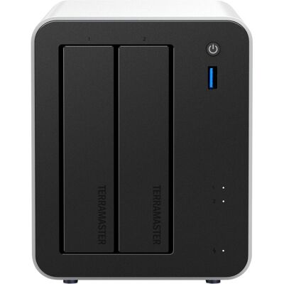 Terramaster F2-425 PLUS Intel N150 QuadCore,8GB DDR5,5GbE X2 (0 TB), NAS, Noir, Blanc Terramaster F2-425 PLUS Intel N150 QuadCore,8GB DDR5,5GbE X2 (0 TB), NAS, Noir, Blanc