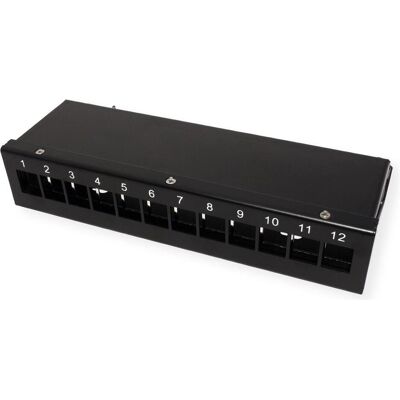 Value Rack de modules Keystone, 12 ports, noir, Serveur : accessoires, Noir Value Rack de modules Keystone, 12 ports, noir, Serveur : accessoires, Noir