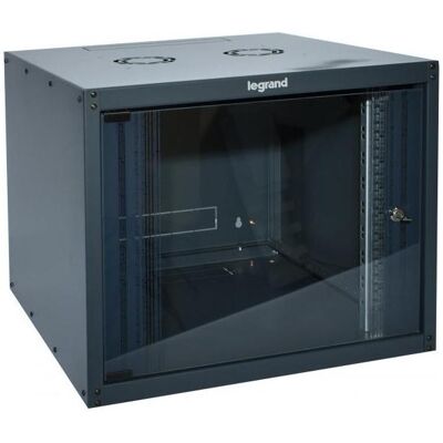 Legrand Boîtier fixe 19 pouces livré assemblé Linkeo capacité 12U - 625x600x600m (12 HE, Rack 19 pouces), Armoire serveur, Noir Legrand Boîtier fixe 19 pouces livré assemblé Linkeo capacité 12U - 625x600x600m (12 HE, Rack 19 pouces), Armoire serveur, Noir