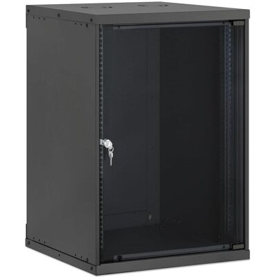 Intellinet Répartiteur réseau mural 19", gamme Basic, 15 U, profondeur 560 mm, noir (15 HE, Rack 19 pouces), Armoire serveur, Noir Intellinet Répartiteur réseau mural 19", gamme Basic, 15 U, profondeur 560 mm, noir (15 HE, Rack 19 pouces), Armoire serveur, Noir