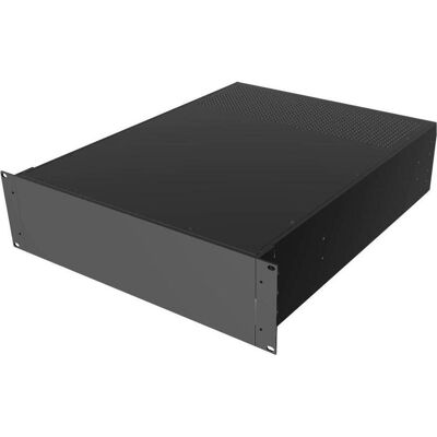 Hammond Boîtier en aluminium pour montage sur rack/table, 3U, profondeur 560 mm, Armoire serveur : accessoires, Noir Hammond Boîtier en aluminium pour montage sur rack/table, 3U, profondeur 560 mm, Armoire serveur : accessoires, Noir