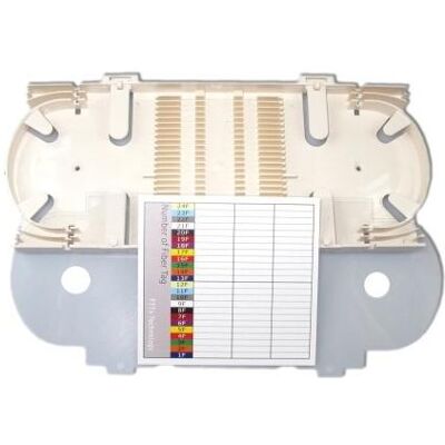 XtendLan Cassette pour 24 soudures / Cassette optique / diamètre 4 mm / soudures côte à côte, Serveur : accessoires, Noir XtendLan Cassette pour 24 soudures / Cassette optique / diamètre 4 mm / soudures côte à côte, Serveur : accessoires, Noir