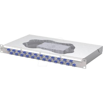Metz Connect Panneau de brassage OpDAT fix2 splice 24xLC-D OS2, Serveur : accessoires, Gris Metz Connect Panneau de brassage OpDAT fix2 splice 24xLC-D OS2, Serveur : accessoires, Gris