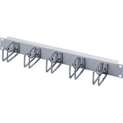 Rittal 1U Cable Manage Panel with steel rings, Armoire serveur : accessoires, Gris, Argent Rittal 1U Cable Manage Panel with steel rings, Armoire serveur : accessoires, Gris, Argent
