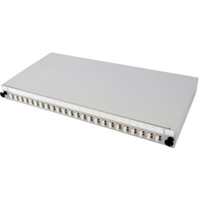 Tecline Boîtier d'épissure pour fibre optique, 24x LC duplex, coupleurs LC duplex OM4 inclus, multimode, Armoire serveur : accessoires, Gris Tecline Boîtier d'épissure pour fibre optique, 24x LC duplex, coupleurs LC duplex OM4 inclus, multimode, Armoire serveur : accessoires, Gris