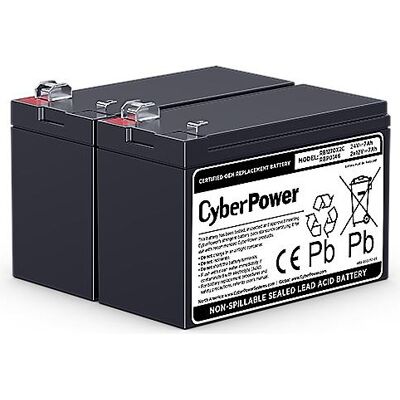 Cyberpower onduleur, notamment pack de batteries de rechange pour les modèles CP1200EIPFCLCD/CP1350EPFCLCD, Accessoire ASI Cyberpower onduleur, notamment pack de batteries de rechange pour les modèles CP1200EIPFCLCD/CP1350EPFCLCD, Accessoire ASI