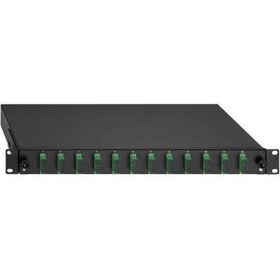 Boîte de distribution fibre optique Rutenbeck 24 ports - OS2, Vert Boîte de distribution fibre optique Rutenbeck 24 ports - OS2, Vert