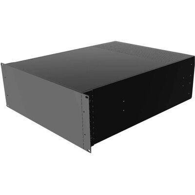Hammond Boîtier en aluminium pour montage sur rack/plateau de table, 4U, profondeur de 560 mm, Armoire serveur : accessoires, Noir Hammond Boîtier en aluminium pour montage sur rack/plateau de table, 4U, profondeur de 560 mm, Armoire serveur : accessoires, Noir