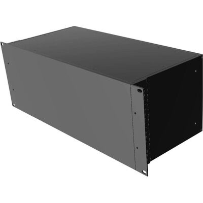 Hammond Boîtier en aluminium pour montage sur rack/plateau de table, 4U, profondeur 200 mm, Armoire serveur : accessoires, Noir Hammond Boîtier en aluminium pour montage sur rack/plateau de table, 4U, profondeur 200 mm, Armoire serveur : accessoires, Noir