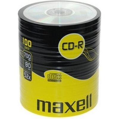 Maxell CD-R 80XL 52x 100 Pack (100x), Support de données optiques Maxell CD-R 80XL 52x 100 Pack (100x), Support de données optiques