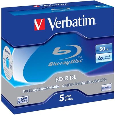 Verbatim Paquet de joyaux (5x), Support de données optiques Verbatim Paquet de joyaux (5x), Support de données optiques
