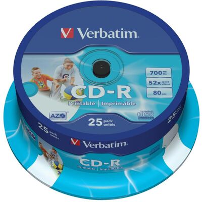 Verbatim Cd-R (25x), Support de données optiques Verbatim Cd-R (25x), Support de données optiques