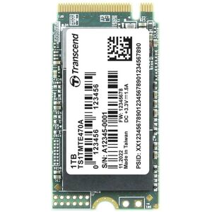 Transcend MTE470A 1TB Interne M.2 PCIe NVMe SSD 2242 PCIe NVMe 3.0 x4 Retail TS1TMTE470A (1000 Go, M.2, M.2 2242), SSD Transcend MTE470A 1TB Interne M.2 PCIe NVMe SSD 2242 PCIe NVMe 3.0 x4 Retail TS1TMTE470A (1000 Go, M.2, M.2 2242), SSD