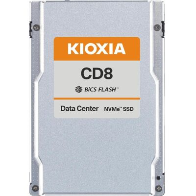 Kioxia X121 CD8-V dSDD PCIe U.2 SIE (12800 Go, 2.5"), SSD Kioxia X121 CD8-V dSDD PCIe U.2 SIE (12800 Go, 2.5"), SSD