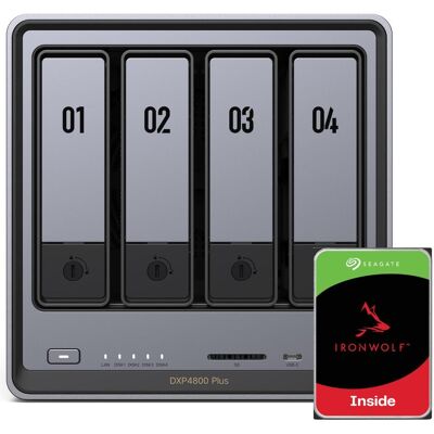 Ugreen DXP4800 Plus 4Bay 16TB NAS met 4x 4TB Seagate IW, NAS : accessoires Ugreen DXP4800 Plus 4Bay 16TB NAS met 4x 4TB Seagate IW, NAS : accessoires