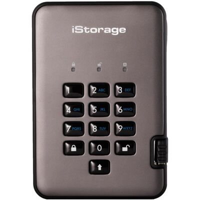 iStorage diskAshur Pro2 (1 To), Disque dur externe, Noir iStorage diskAshur Pro2 (1 To), Disque dur externe, Noir