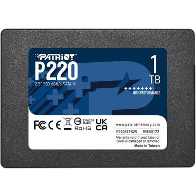 Patriot P220 (1000 Go, 2.5"), SSD Patriot P220 (1000 Go, 2.5"), SSD