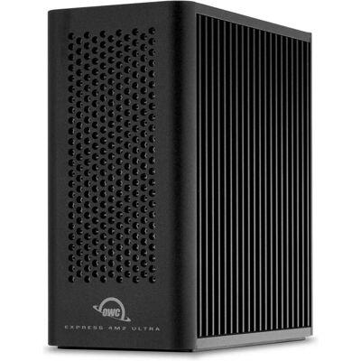 OWC Express 4M2 Ultra 4-Slot M.2 NVMe SSD Enclosure with Sof (M.2 2242, M.2 2280), Boîtier pour disques durs, Noir OWC Express 4M2 Ultra 4-Slot M.2 NVMe SSD Enclosure with Sof (M.2 2242, M.2 2280), Boîtier pour disques durs, Noir