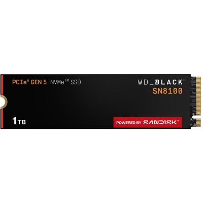 WD Black SN8100 powered by SANDISK (1000 Go, M.2 2280), SSD WD Black SN8100 powered by SANDISK (1000 Go, M.2 2280), SSD