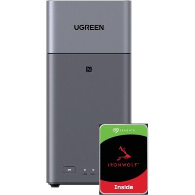 Ugreen DH2300 2Bay 8TB NAS met 2x 4TB Seagate IW, NAS : accessoires Ugreen DH2300 2Bay 8TB NAS met 2x 4TB Seagate IW, NAS : accessoires