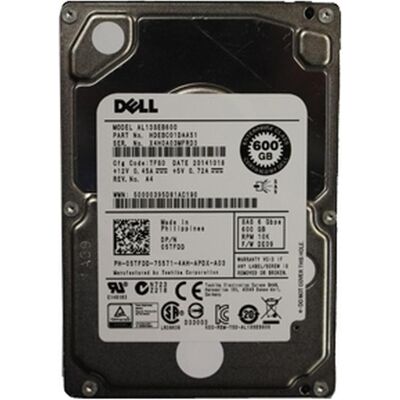Dell HD 600G SAS 10K 2.5 T-13SE E/C (0.60 To, 2.5"), Disque dur Dell HD 600G SAS 10K 2.5 T-13SE E/C (0.60 To, 2.5"), Disque dur