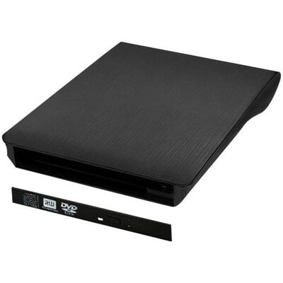 Qoltec Boîtier de lecteur optique externe USB 2.0 12.7mm SATA (5.25"), Boîtier pour disques durs, Noir Qoltec Boîtier de lecteur optique externe USB 2.0 12.7mm SATA (5.25"), Boîtier pour disques durs, Noir