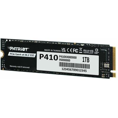 Patriot SSD 1TB M.2 P410 PCIe 4.0 5000/4500 (1000 Go, M.2, M.2 2280), SSD Patriot SSD 1TB M.2 P410 PCIe 4.0 5000/4500 (1000 Go, M.2, M.2 2280), SSD