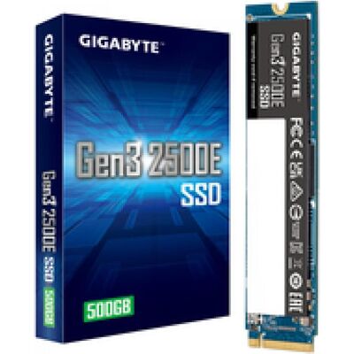 Gigabyte Gen3 2500E (500 Go, M.2 2280), SSD Gigabyte Gen3 2500E (500 Go, M.2 2280), SSD