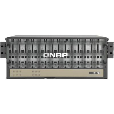 QNAP 60-BAY 4U RACKMOUNT SAS 12GBPS, NAS, Noir, Gris QNAP 60-BAY 4U RACKMOUNT SAS 12GBPS, NAS, Noir, Gris