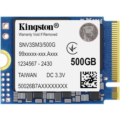 Kingston NV3 (500 Go, M.2, M.2 2230), SSD Kingston NV3 (500 Go, M.2, M.2 2230), SSD