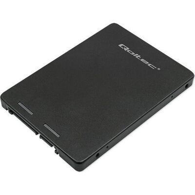 Qoltec Adapter für M.2 SSD SATA NGFF zu SATA III 2TB Superschnell 6Gb/s Schwarz, Disque dur : accessoires Qoltec Adapter für M.2 SSD SATA NGFF zu SATA III 2TB Superschnell 6Gb/s Schwarz, Disque dur : accessoires
