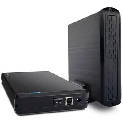 Fantec DB-G35U3-6G noir 3,5 SATA, USB 3.0, 6G, connecteur USB-B Aluminium, Boîtier pour disques durs, Noir Fantec DB-G35U3-6G noir 3,5 SATA, USB 3.0, 6G, connecteur USB-B Aluminium, Boîtier pour disques durs, Noir