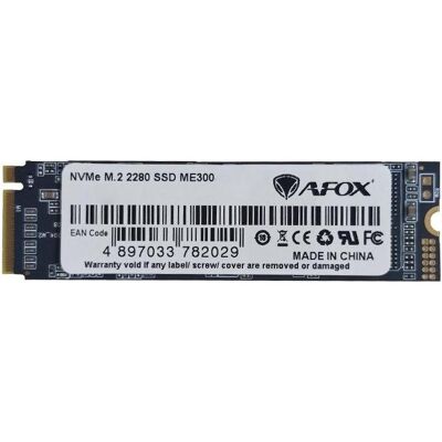 AFOX SSD ME300 M.2 PCIe x4 512 Go QLC 3,2 Go/s NVMe (512 Go, M.2), SSD AFOX SSD ME300 M.2 PCIe x4 512 Go QLC 3,2 Go/s NVMe (512 Go, M.2), SSD