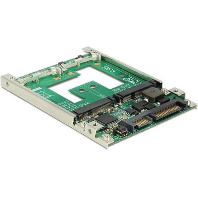 Delock Convertisseur 2,5"SATA 22p > mSata, Disque dur : accessoires Delock Convertisseur 2,5"SATA 22p > mSata, Disque dur : accessoires