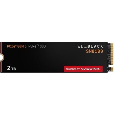 WD Black Sn8100 2 Tb M.2 Pci (2000 Go, M.2 2280), SSD WD Black Sn8100 2 Tb M.2 Pci (2000 Go, M.2 2280), SSD