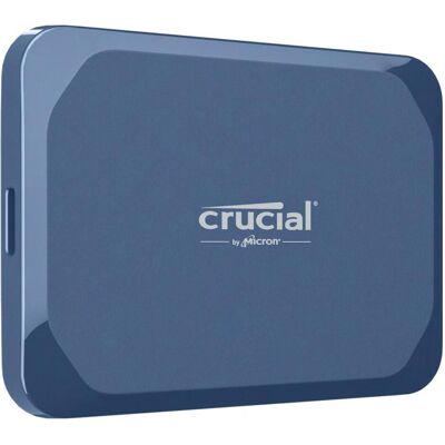 Crucial X10 Portable SSD (4 To), SSD externe, Noir, Bleu Crucial X10 Portable SSD (4 To), SSD externe, Noir, Bleu