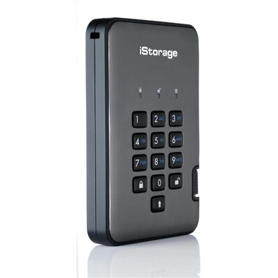 iStorage diskAshur Pro2 5TB FIPS CERT (5 To), Disque dur externe, Gris iStorage diskAshur Pro2 5TB FIPS CERT (5 To), Disque dur externe, Gris