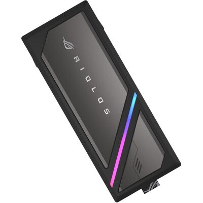 Asus Geh USB ROG STRIX AIOLOS SSD Speichergehäuse (M.2), Boîtier pour disques durs, Noir Asus Geh USB ROG STRIX AIOLOS SSD Speichergehäuse (M.2), Boîtier pour disques durs, Noir