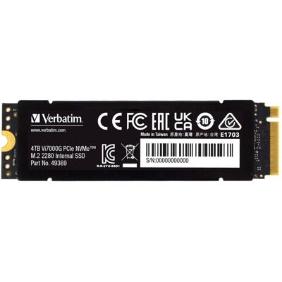 Verbatim Vi7000 (4000 Go, M.2 2280), SSD Verbatim Vi7000 (4000 Go, M.2 2280), SSD