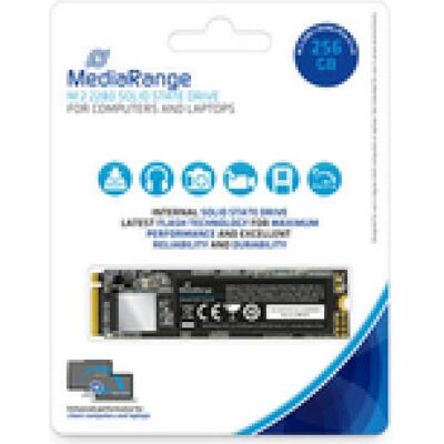 MediaRange Interne.M.2 SSD 2280 NVMe PCIe TLC Nand (256 Go, M.2 2280), SSD MediaRange Interne.M.2 SSD 2280 NVMe PCIe TLC Nand (256 Go, M.2 2280), SSD