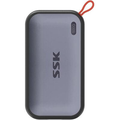 SSK USB-C NVMe SSD Hard Drive 500GB (0.50 To), SSD externe SSK USB-C NVMe SSD Hard Drive 500GB (0.50 To), SSD externe