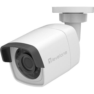 LevelOne IPCam FCS-5202 Fix Out 2MP H.265 IR PoE (2688 x 1520 pixels), Caméra réseau, Blanc LevelOne IPCam FCS-5202 Fix Out 2MP H.265 IR PoE (2688 x 1520 pixels), Caméra réseau, Blanc