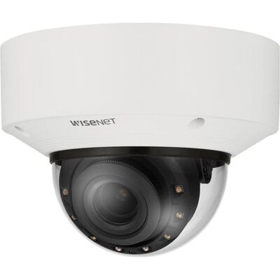 Hanwha Caméra dôme anti-vandalisme 4MP AI IR (2592 x 1520 pixels), Caméra réseau, Blanc Hanwha Caméra dôme anti-vandalisme 4MP AI IR (2592 x 1520 pixels), Caméra réseau, Blanc