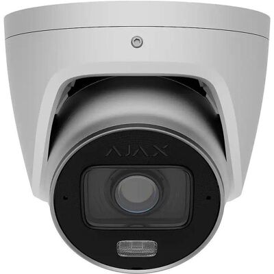 Ajax TurretCam HLVF (8 Mp) PoE, IP Kamera Weiss, Caméra réseau, Blanc Ajax TurretCam HLVF (8 Mp) PoE, IP Kamera Weiss, Caméra réseau, Blanc