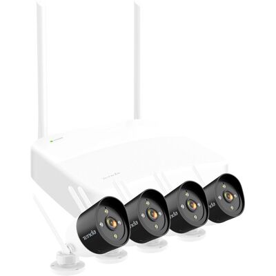 Tenda K4W-3TC kit de surveillance vidéo Wired & Wireless 4 channels (2304 x 1296 Pixels), Caméra réseau, Blanc Tenda K4W-3TC kit de surveillance vidéo Wired & Wireless 4 channels (2304 x 1296 Pixels), Caméra réseau, Blanc