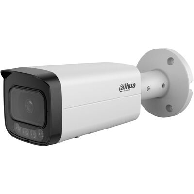 Dahua Caméra réseau WizMind de type « bullet » à focale fixe et double éclairage intelligent, 8 MP (3840 x 2160 pixels), Caméra réseau, Blanc Dahua Caméra réseau WizMind de type « bullet » à focale fixe et double éclairage intelligent, 8 MP (3840 x 2160 pixels), Caméra réseau, Blanc