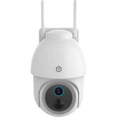 Nedis Smartlife Camera For Outside Spotlight 3MP Full HD 1296p Pan Tilt IP65 (2304 x 1296 Pixels), Caméra réseau, Blanc Nedis Smartlife Camera For Outside Spotlight 3MP Full HD 1296p Pan Tilt IP65 (2304 x 1296 Pixels), Caméra réseau, Blanc