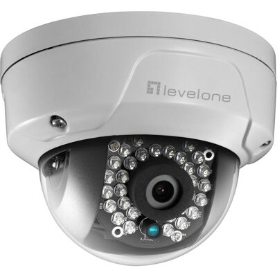 LevelOne IPCam FCS-3096 Dome Out 8MP H.265 IR 9W PoE (3840 x 2160 pixels), Caméra réseau, Blanc LevelOne IPCam FCS-3096 Dome Out 8MP H.265 IR 9W PoE (3840 x 2160 pixels), Caméra réseau, Blanc